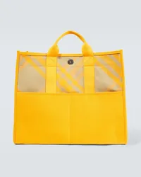 Burberry Shopper in canvas Burberry Check Multicolore