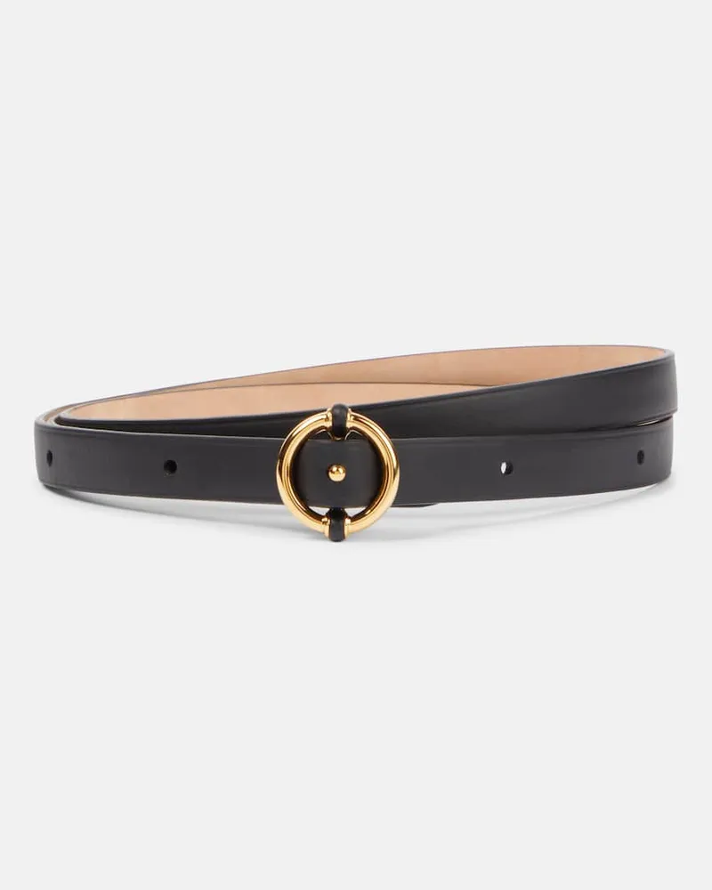 Loro Piana Cintura Helm in pelle Nero