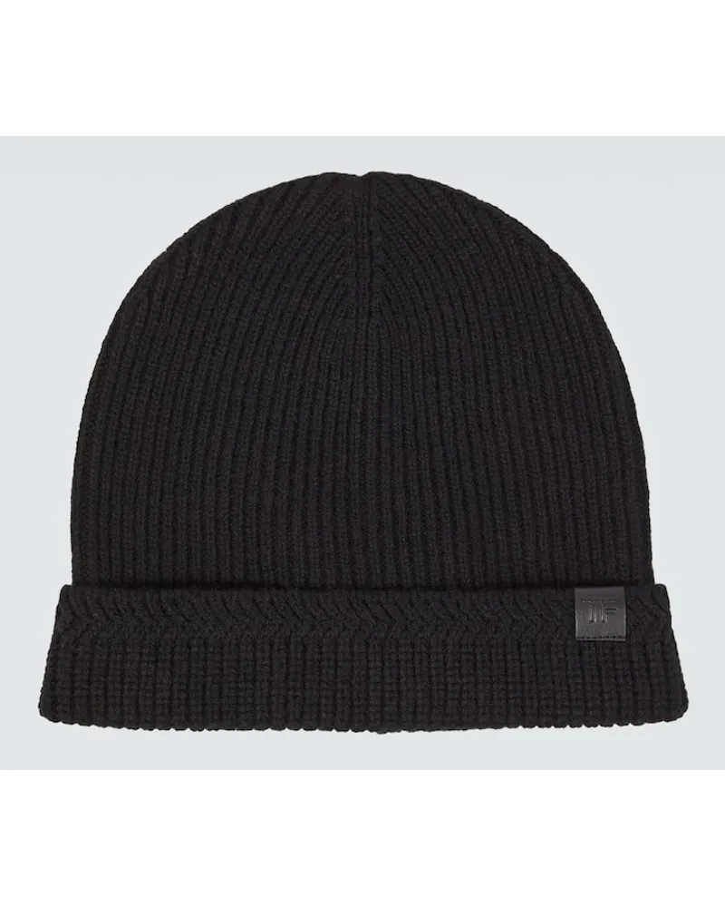 Tom Ford Berretto in misto lana Nero