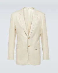 Gabriela Hearst Blazer Irving in lana e seta Bianco