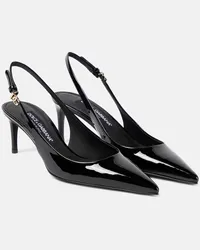 Dolce & Gabbana Pumps slingback in vernice Nero