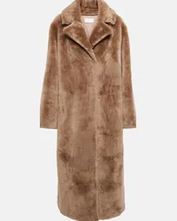 Yves Salomon Cappotto Meteo in shearling Marrone