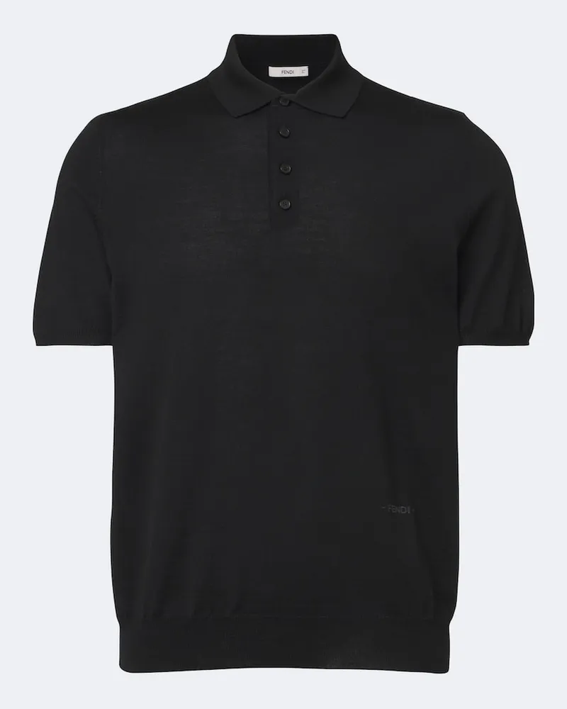 Fendi Polo in lana Nero