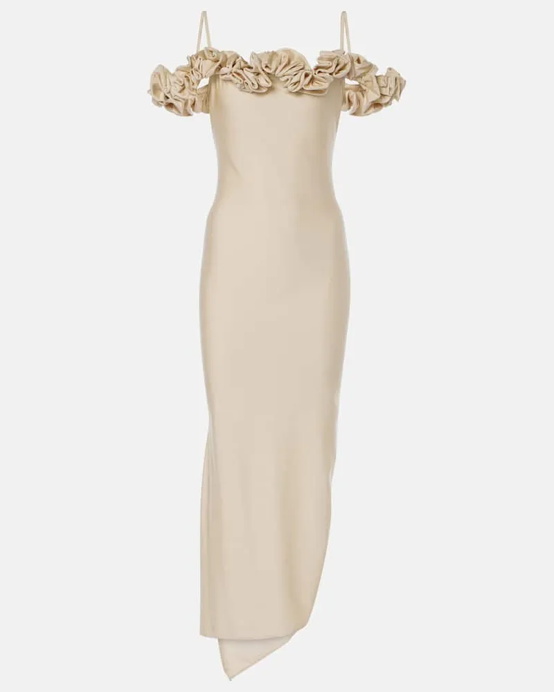 COPERNI Abito lungo in jersey Beige