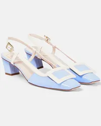 Roger Vivier Pumps slingback Belle Vivier in vernice Blu