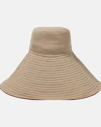 Jacquemus Cappello oversize Lagrima Beige