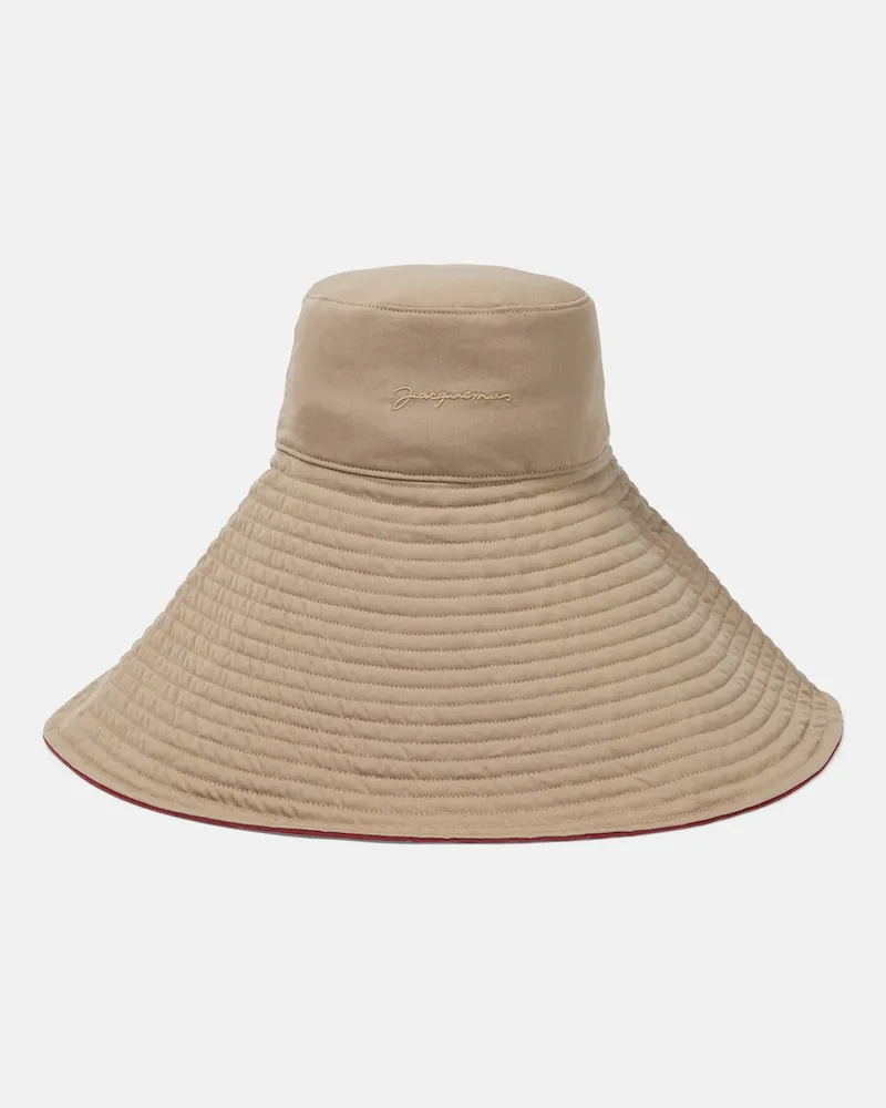 Jacquemus Cappello oversize Lagrima Beige