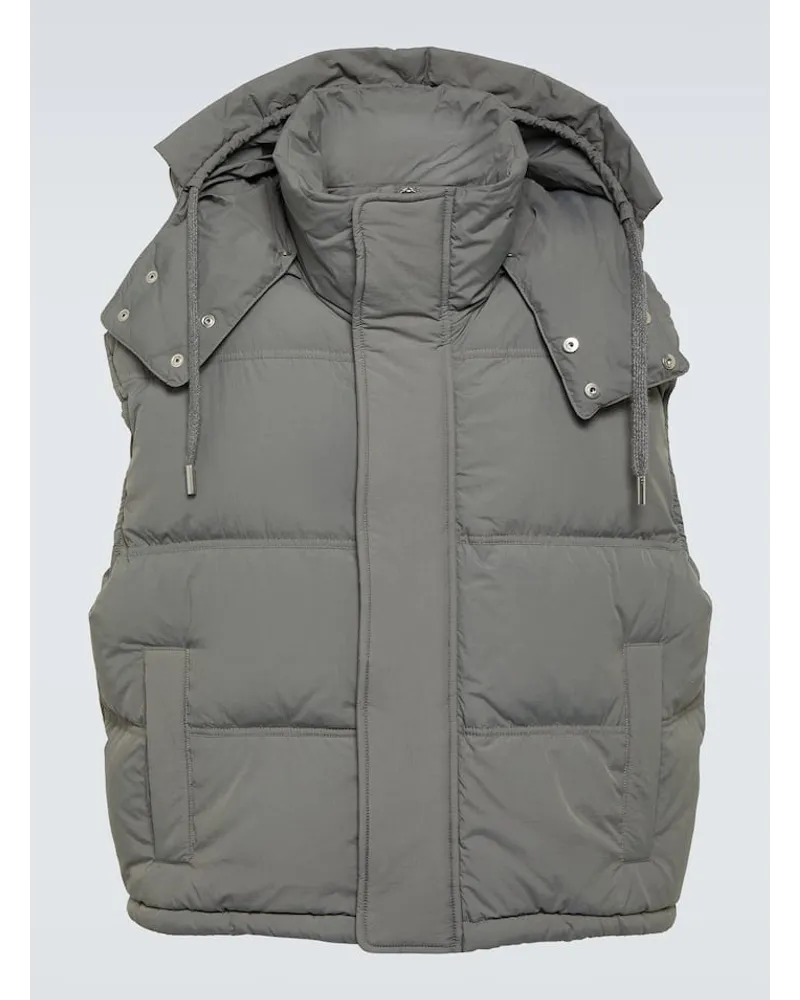 AMI Paris Piumino senza maniche Grigio