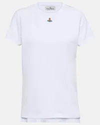 Vivienne Westwood T-shirt Orb Peru in cotone Bianco