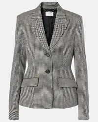 Erdem Blazer monopetto in lana pied-de-poule Multicolore