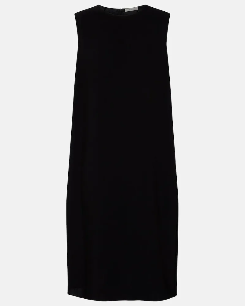 The Row Abito midi Mirna in cady Nero