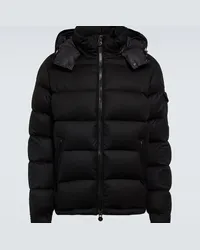 Moncler Piumino Montgenevre in lana vergine Nero