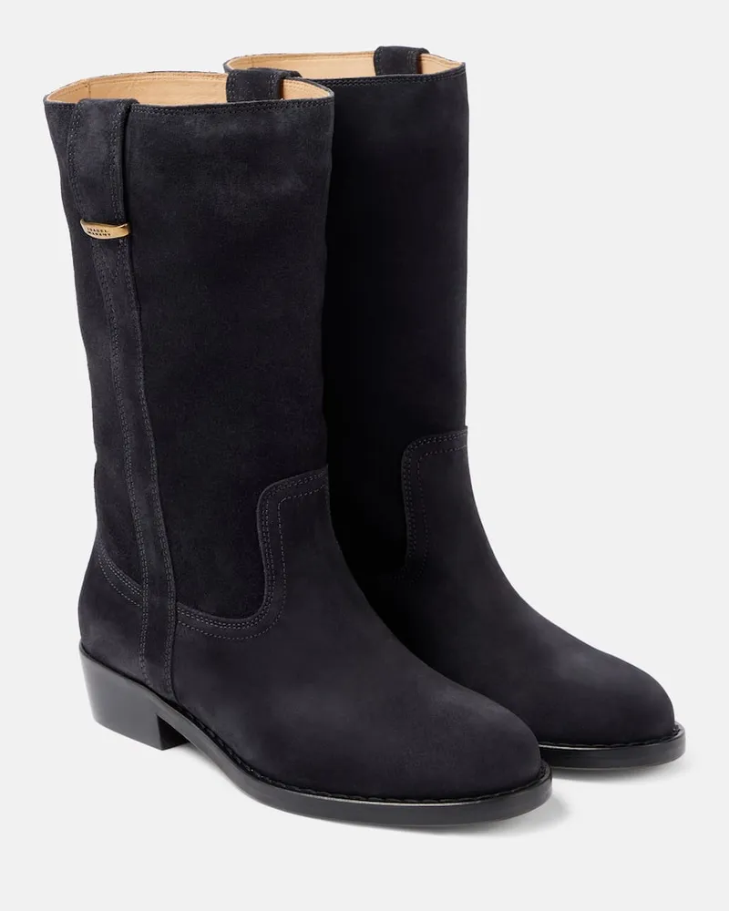 Isabel Marant Stivaletti Heikee 35 in suede Nero