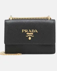 Prada Borsa a tracolla Micro in pelle Nero