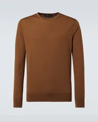 Loro Piana Pullover in lana vergine Marrone