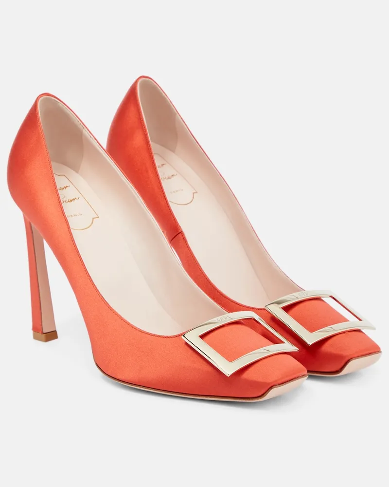 Roger Vivier Pumps in raso Arancione