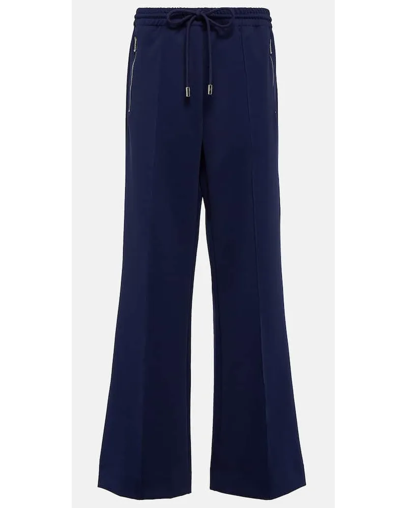 J.W.Anderson Pantaloni sportivi a gamba larga Blu