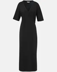 Max Mara Abito midi Pisano in jersey Nero