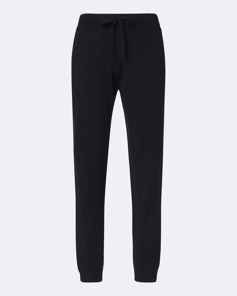 ALLUDE Pantaloni sportivi in lana e cashmere Blu