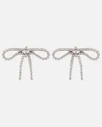 Balenciaga Orecchini Archive Ribbon Argento