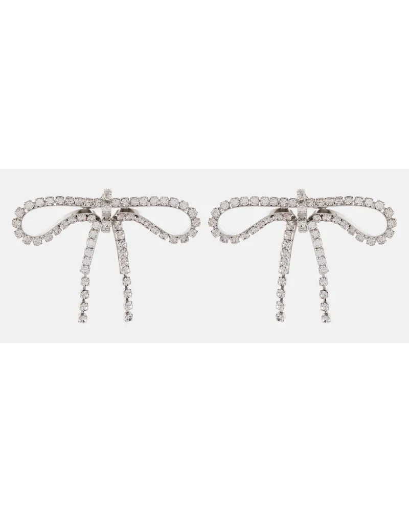 Balenciaga Orecchini Archive Ribbon Argento