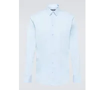 Camicia Oxford in popeline di cotone
