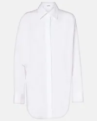 Loewe Camicia oversize in cotone Bianco