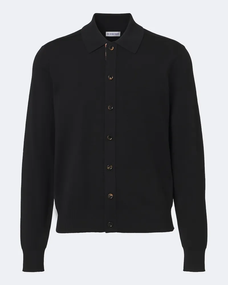 Burberry Cardigan in misto lana Blu