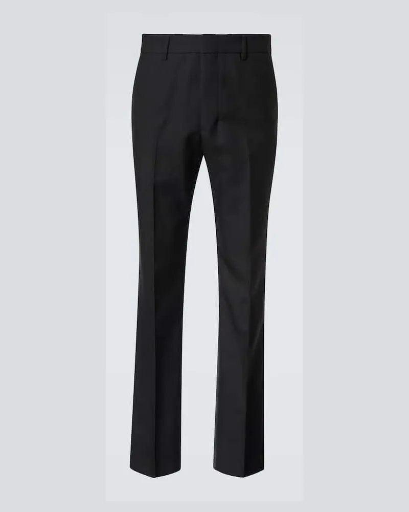 AMI Paris Pantaloni in lana vergine Nero