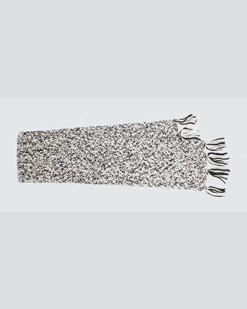BODE Sciarpa Gluckow in lana Bianco