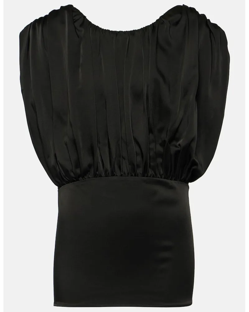 Jil Sander Top in raso Nero