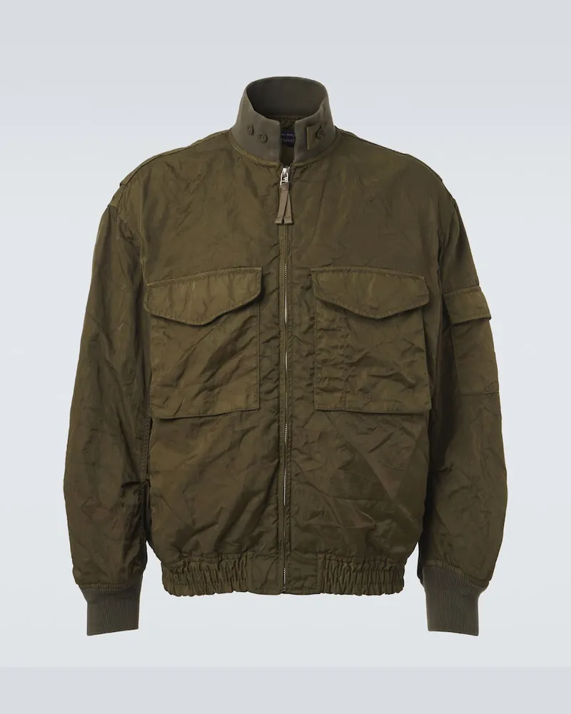 Comme des Garçons Comme des GarÃ§ons Homme Bomber con zip Verde