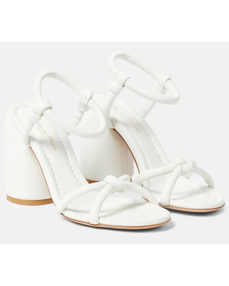 Gianvito Rossi Sandali Cassis 95 in pelle Bianco