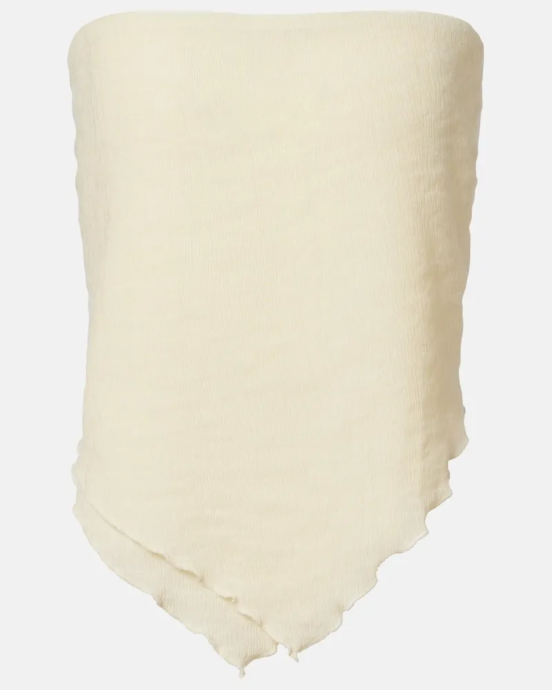 JADE SWIM Top Rayne Bianco