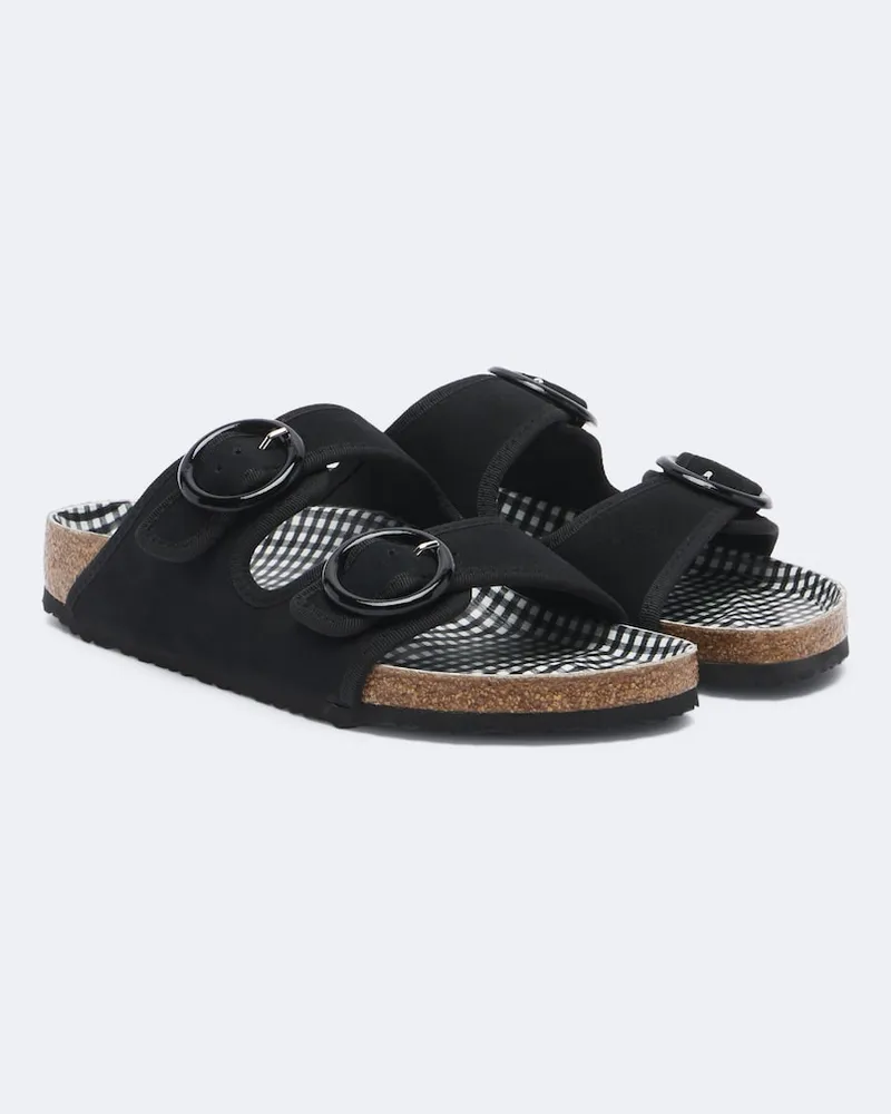 Birkenstock x Repetto – Sandali Arizona in suede Nero