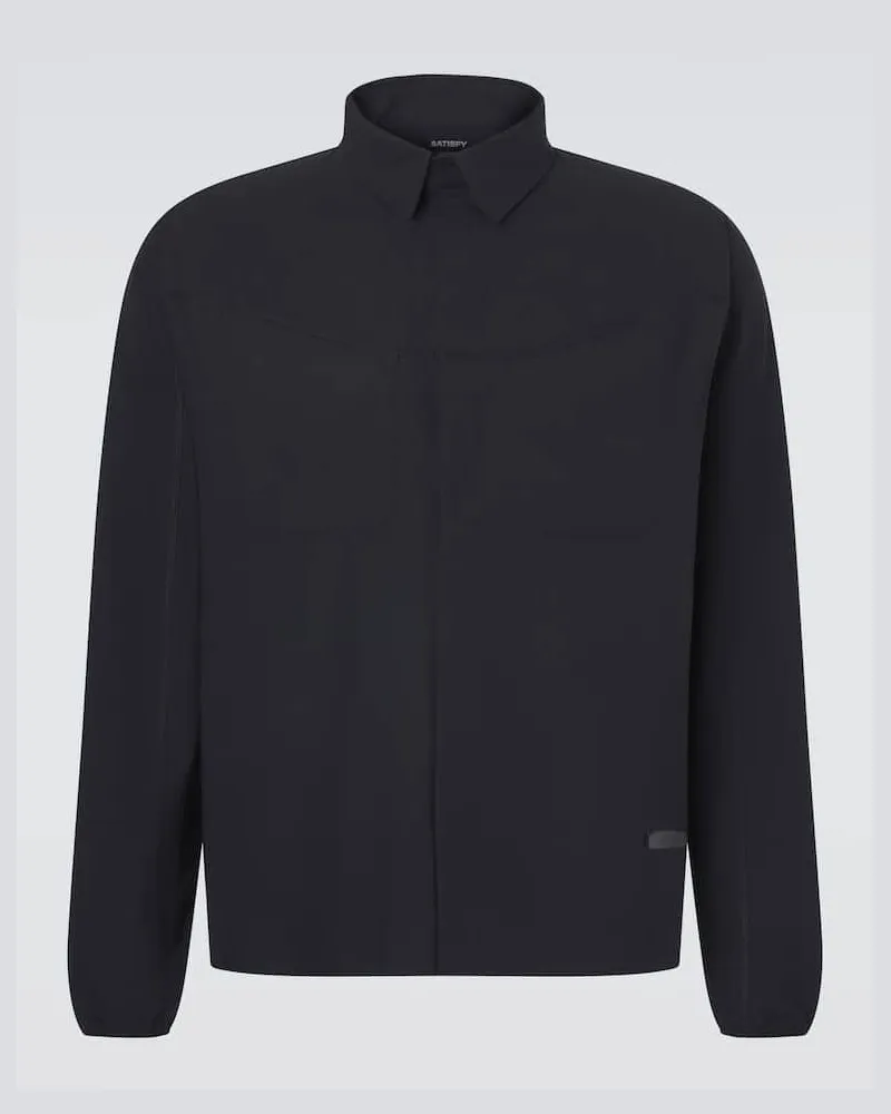 Satisfy Camicia Peaceshell River Nero