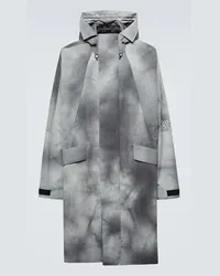 Loewe x On - Parka tecnico tie-dye Grigio