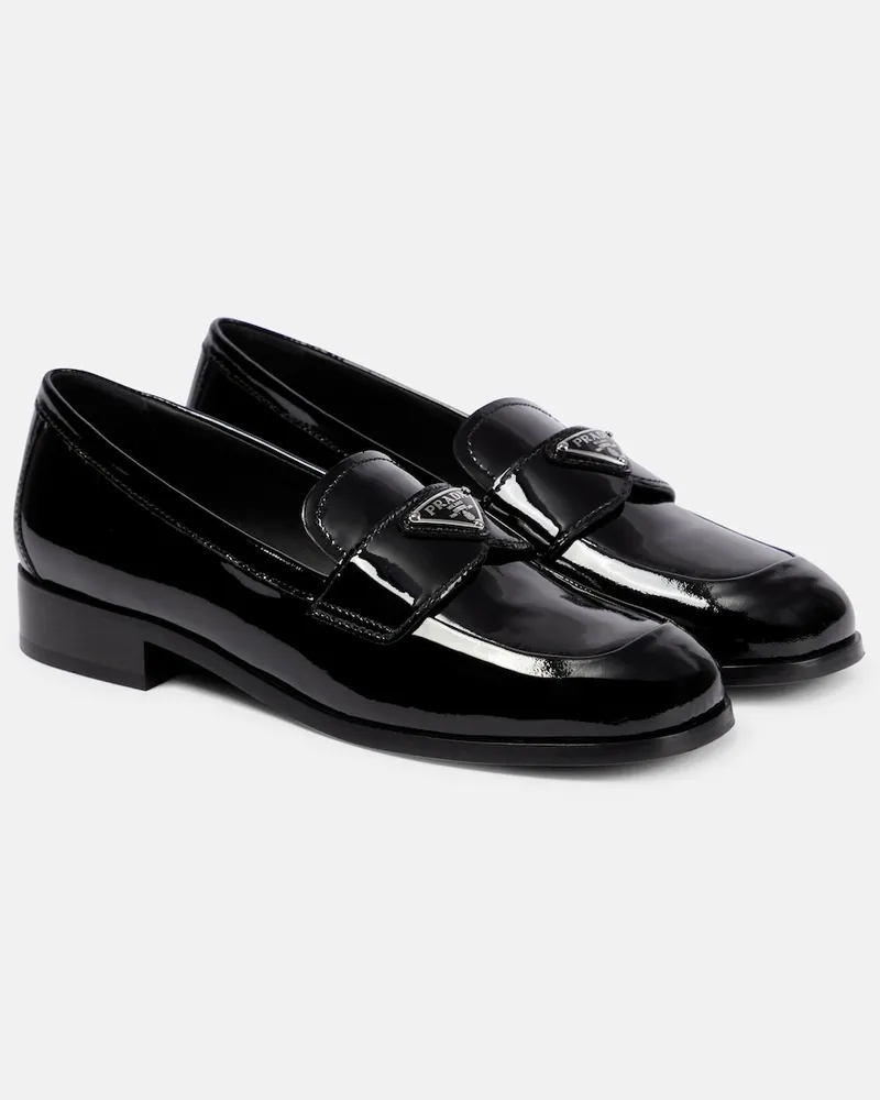 Prada Mocassini in vernice Nero