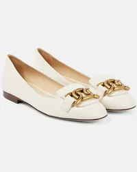 TOD'S Ballerine Kate in pelle Bianco