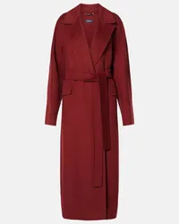 Max Mara Cappotto Malika in lana vergine Rosso