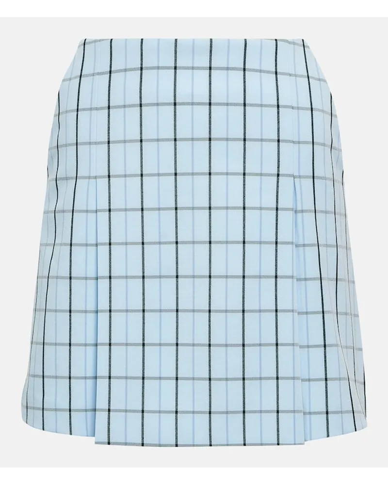 Tory Sport Gonna pantalone a quadri Blu