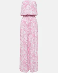 Melissa Odabash Jumpsuit Naomi con stampa floreale Rosa