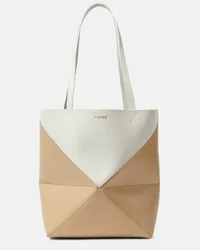 Loewe Borsa Puzzle Fold in pelle Bianco