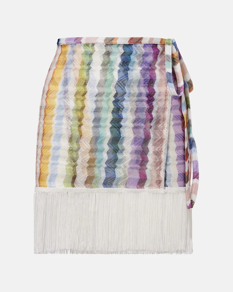 Missoni Copricostume con frange Multicolore