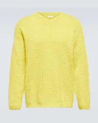 ERL Pullover spazzolato Giallo