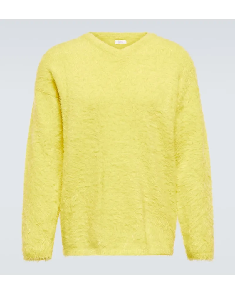 ERL Pullover spazzolato Giallo