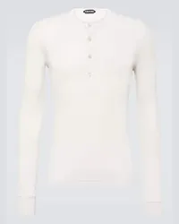 Tom Ford Top in jersey Bianco