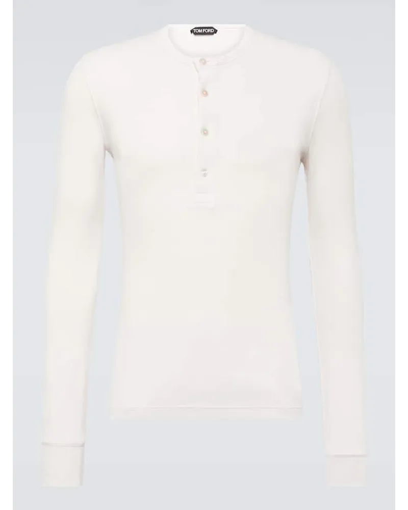 Tom Ford Top in jersey Bianco