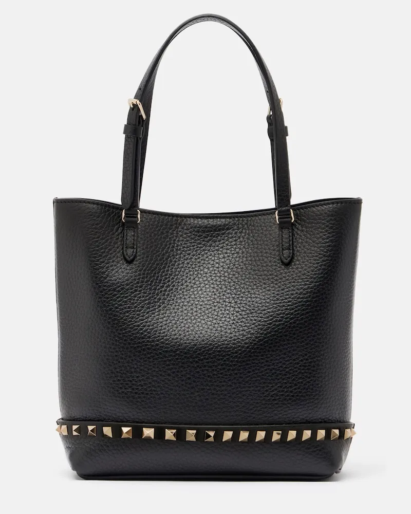 Valentino Garavani Shopper Rockstud Small in pelle Nero