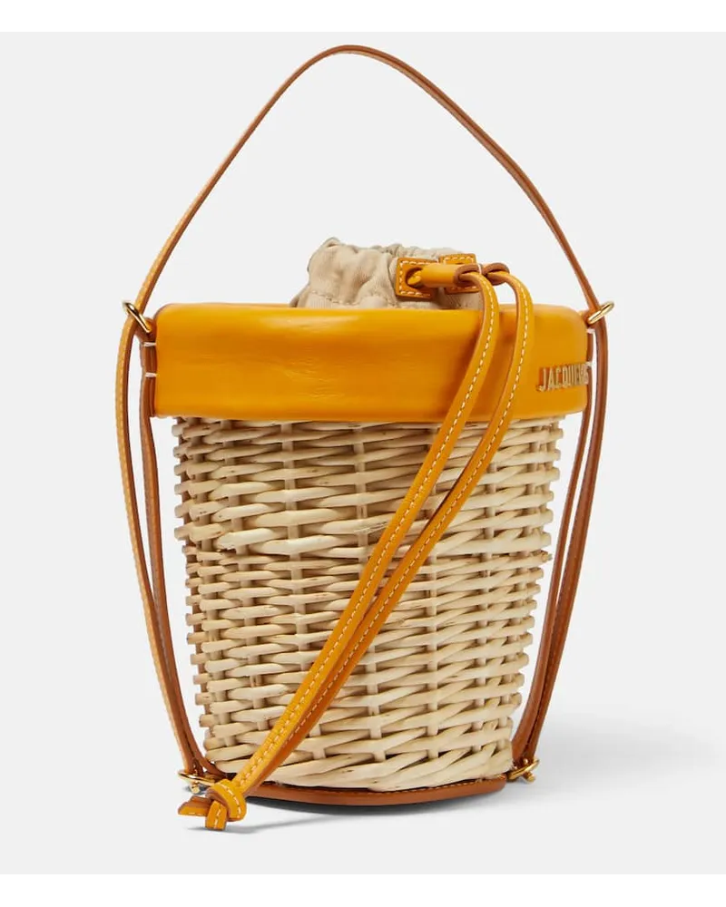 Jacquemus Secchiello Le Panier Seau Giallo